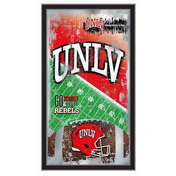 Holland Bar Stool Co UNLV 15" x 26" Football Mirror - MFTBLUNEVLV