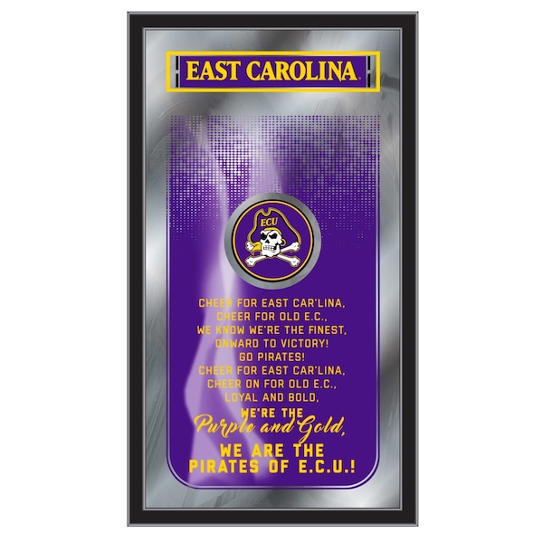 Holland Bar Stool Co East Carolina 26" x 15" Fight Song Mirror - MFGHTECAROL