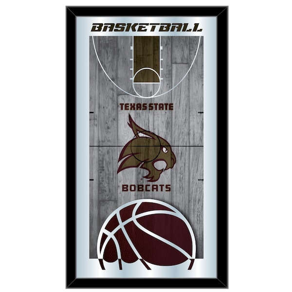 Holland Bar Stool Co Texas State 15" x 26" Basketball Mirror - MBSKTTEXSST