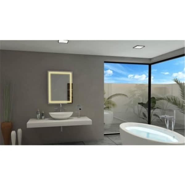 Paris Mirror 70 x 32 in. Harmony Lighted Bathroom Mirror with 3000K - HARM70323000