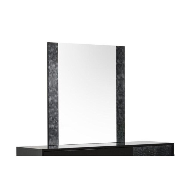 Homeroots Italian Modern Mirror - Black - 282548