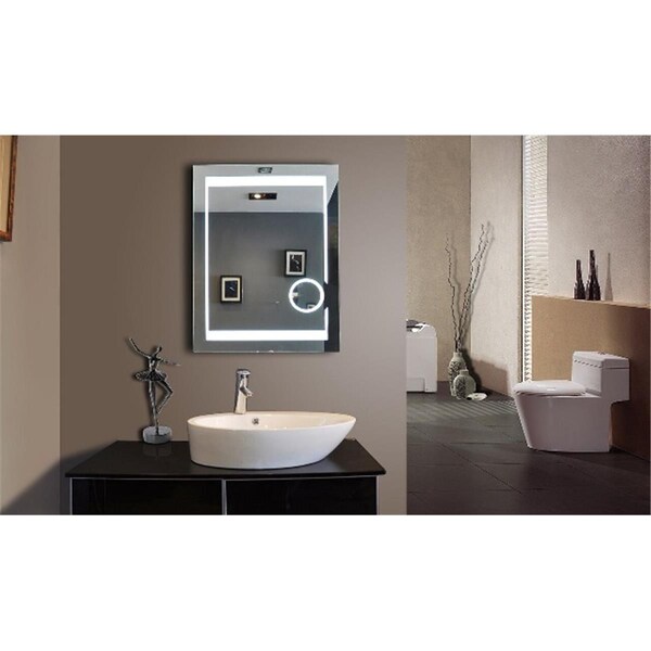 Paris Mirror 48 x 2 x 32 in. Oval Mirror with 6000K LED Backlight - VERA32486000