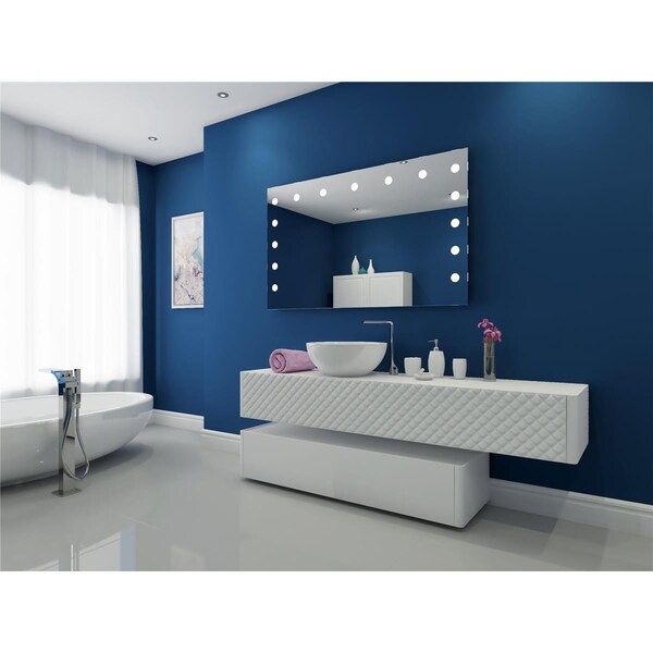 Perfectpillows 60 x 36 in. Hollywood Designed LED Mirror - PE1880085