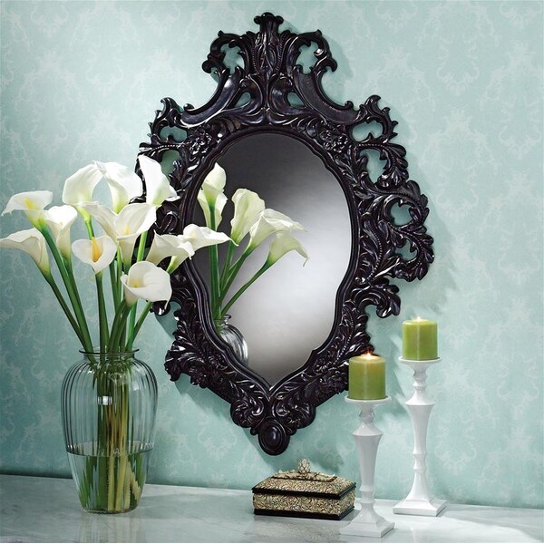 Design Toscano Madame Antoinette Ebony Salon Mirror - KY249
