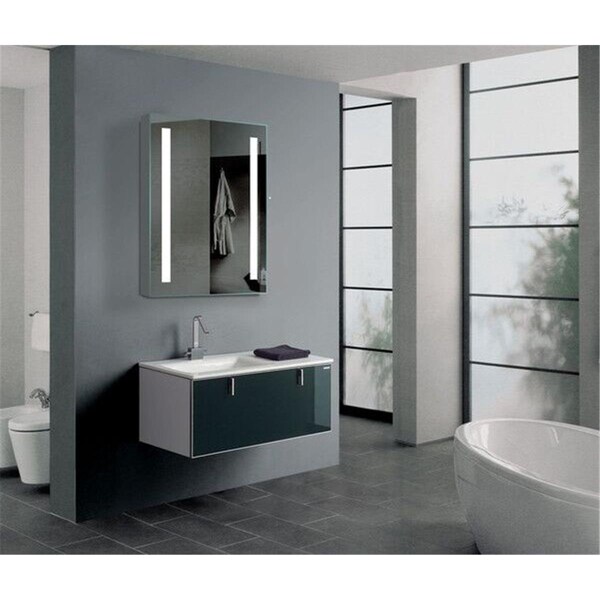 Perfectpillows 32 x 2 x 24 in. Verano Cabinet Illuminated 6000K LED Mirror - PE3145277