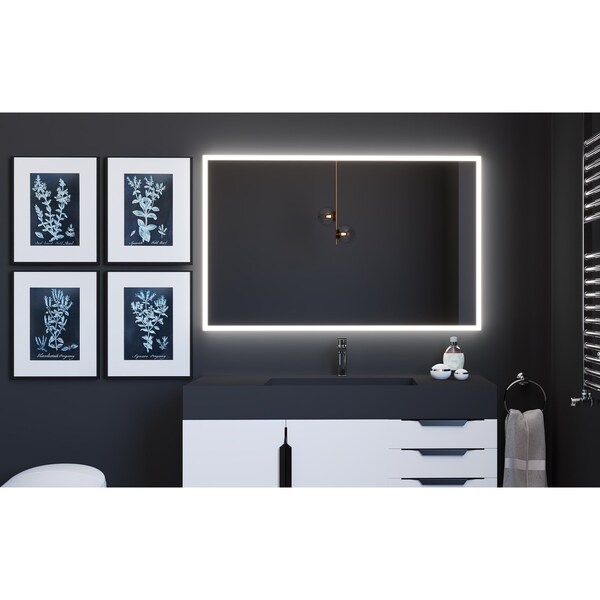 Castello Usa Smart Lisa 48 x 30 LED Smart Mirror with Voice Commands - CB-SM430-48-30