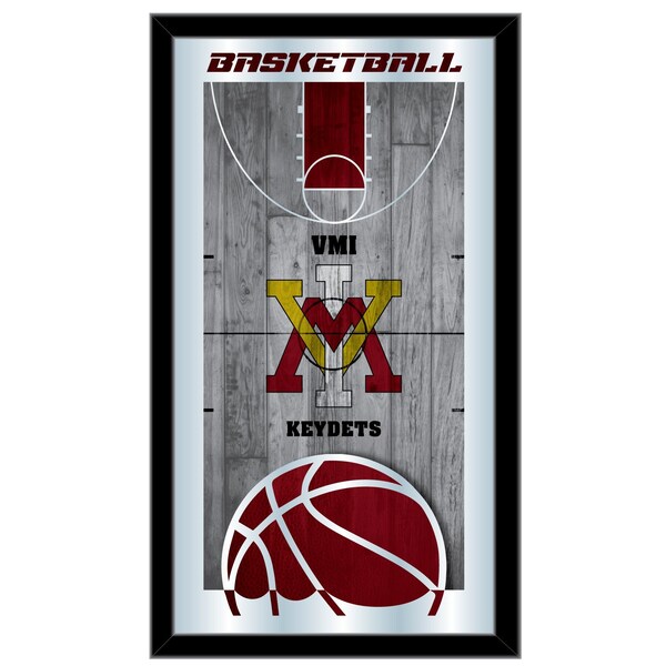 Holland Bar Stool Co Virginia Military Institute 15" x 26" Basketball Mirror - MBSKTVAMILI