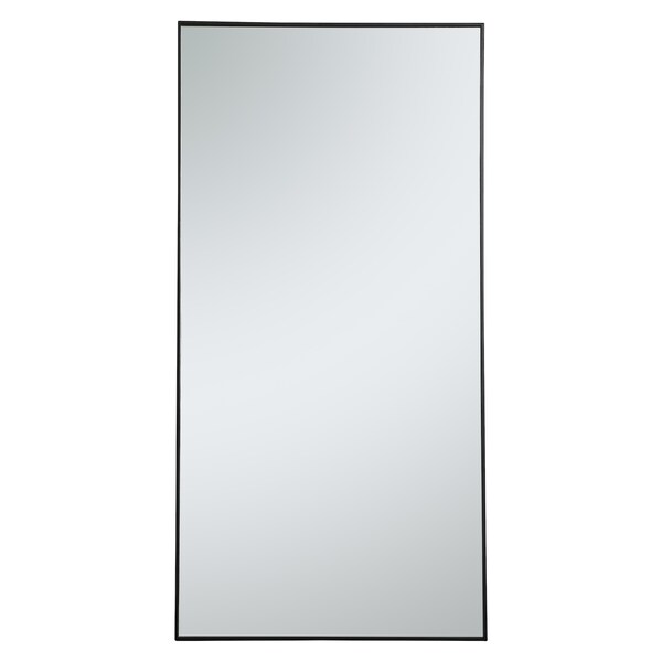 Elegant Decor Metal Frame Rectangle Mirror 36 Inch In Black, 714730 - MR43672BK