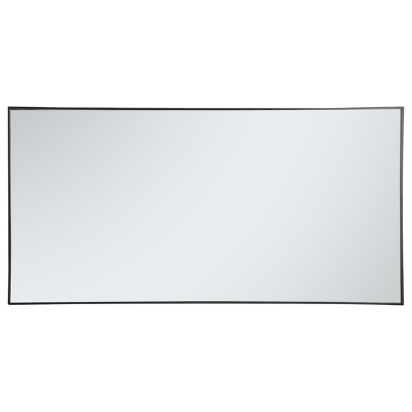 Elegant Decor Metal Frame Rectangle Mirror 36 Inch In Black, 714730 - MR43672BK