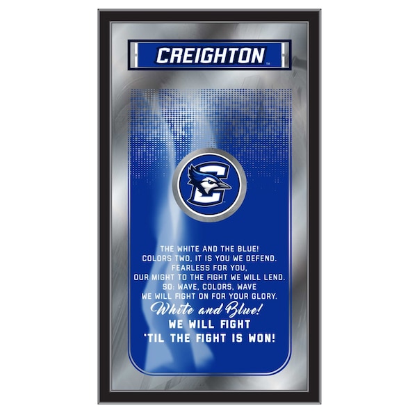 Holland Bar Stool Co Creighton 26" x 15" Fight Song Mirror - MFGHTCRGHTN