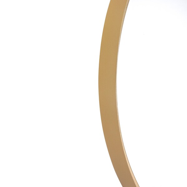 Flash Furniture 27.5in Round Gold Metal Framed Accent Wall Mirror - HMHD-9M3000GD-GLD-GG