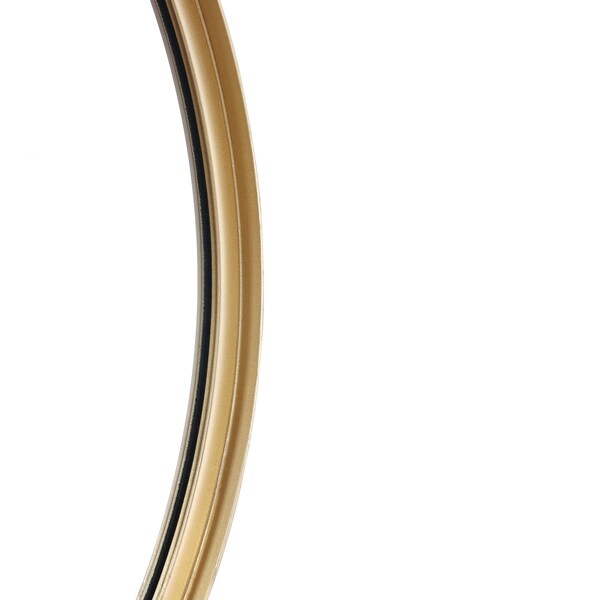 Flash Furniture 27.5in Round Gold Metal Framed Accent Wall Mirror - HMHD-9M3000GD-GLD-GG