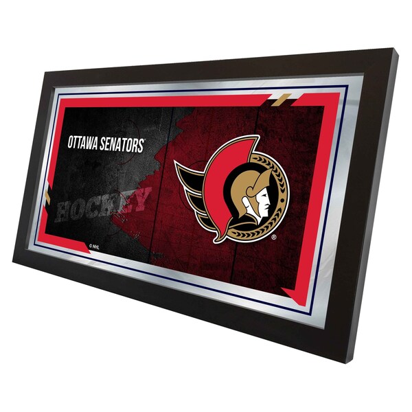 Holland Bar Stool Co Ottawa Senators 15" x 26" Hockey Collector Mirror by Holland Bar Stool Company - MCOLOTTSEN