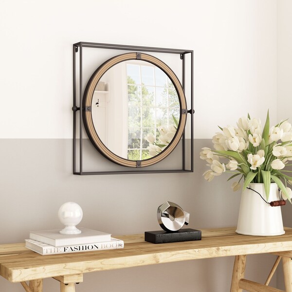Zuo Modern Capell Mirror Antique Gray - A12222