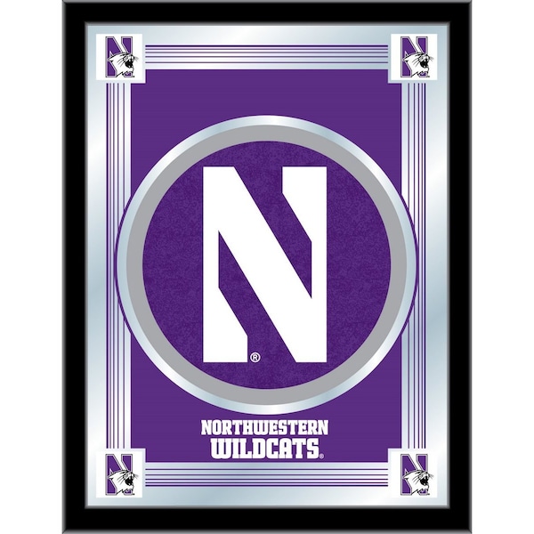 Holland Bar Stool Co Northwestern 17" x 22" Logo Mirror - MLOGONTHWST