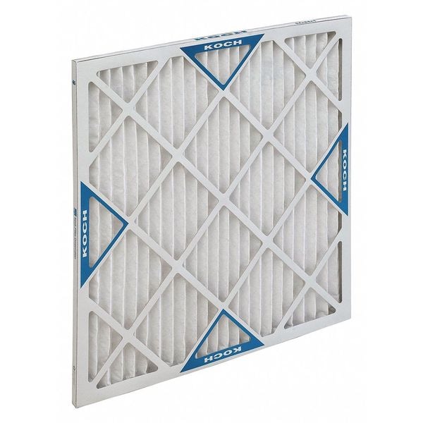 Koch Filter 20x22x1 Pleated Air Filter, High Capacity, MERV 8 - 102-031-049