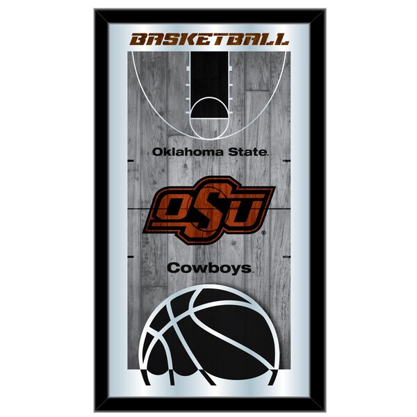 Holland Bar Stool Co Oklahoma State 15" x 26" Basketball Mirror - MBSKTOKSTUN