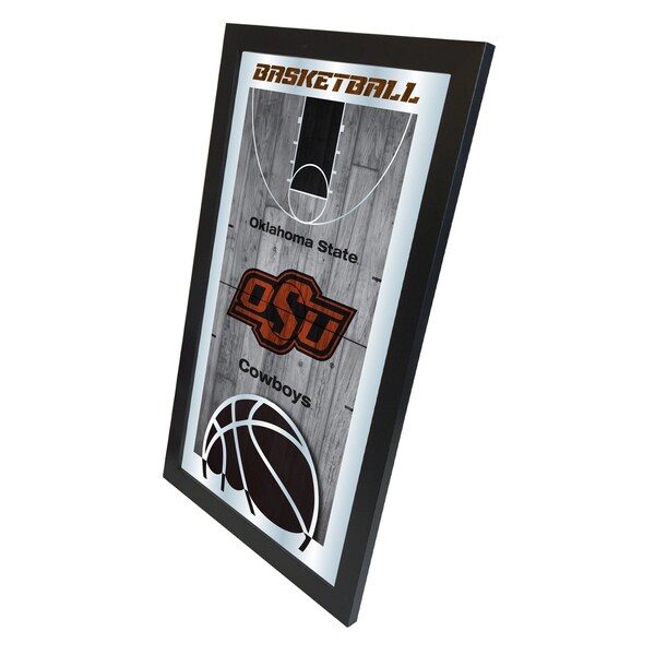 Holland Bar Stool Co Oklahoma State 15" x 26" Basketball Mirror - MBSKTOKSTUN