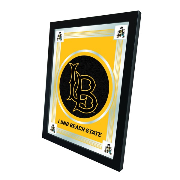 Holland Bar Stool Co Long Beach State University 17" x 22" Logo Mirror - MLOGOLBSTUN