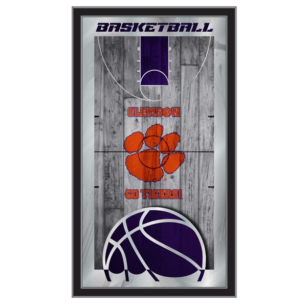 Holland Bar Stool Co Clemson 15" x 26" Basketball Mirror - MBSKTCLMSON