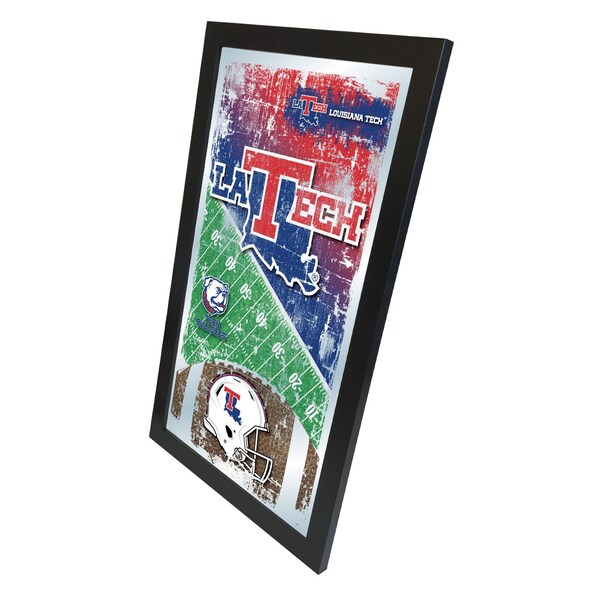 Holland Bar Stool Co Louisiana Tech 15" x 26" Football Mirror - MFTBLLATECH