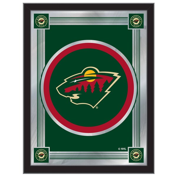 Holland Bar Stool Co Minnesota Wild 17" x 22" Logo Mirror - MLOGOMINWLD