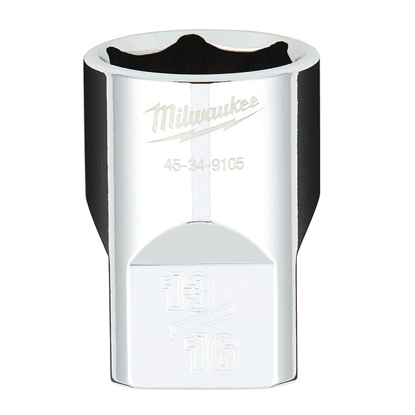 Milwaukee Tool 1/2 in. Drive 13/16 in. SAE 6-Point Socket with FOUR FLAT Sides - 45-34-9105