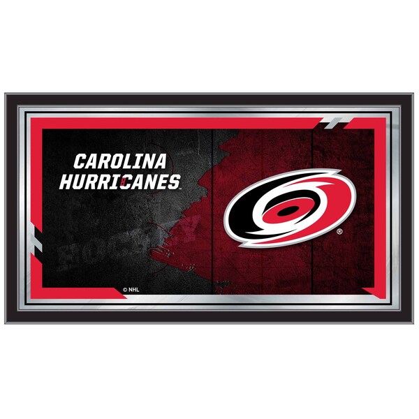 Holland Bar Stool Co Carolina Hurricanes 15" x 26" Hockey Collector Mirror by Holland Bar Stool Company - MCOLCARHUR