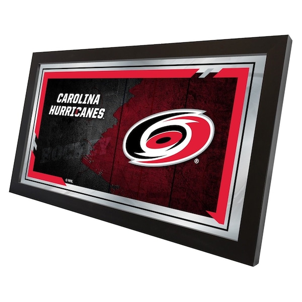 Holland Bar Stool Co Carolina Hurricanes 15" x 26" Hockey Collector Mirror by Holland Bar Stool Company - MCOLCARHUR
