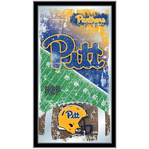 Holland Bar Stool Co Pitt 15" x 26" Football Mirror - MFTBLPITTSB