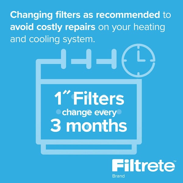 3M 24x24x1 Ultra Allergen Pleated Air Filter, MERV 12 - 2012DC-6