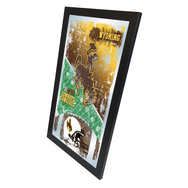 Holland Bar Stool Co Wyoming 15" x 26" Football Mirror - MFTBLWYMNG