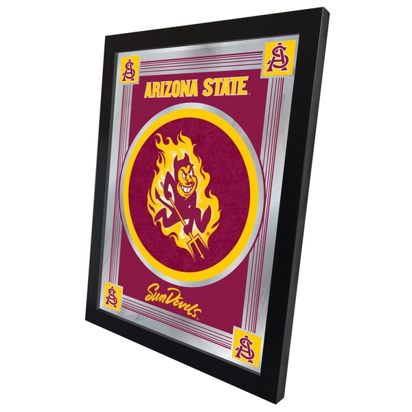 Holland Bar Stool Co Arizona State 17" x 22" Logo Mirror, Sparky logo - MLOGOARIZST-S