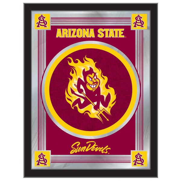 Holland Bar Stool Co Arizona State 17" x 22" Logo Mirror, Sparky logo - MLOGOARIZST-S
