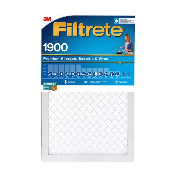 3M Filtrete 20 in. W X 25 in. H X 1 in. D Polypropylene 13 MERV Pleated Air Filter 1 pk - UA03DC-6