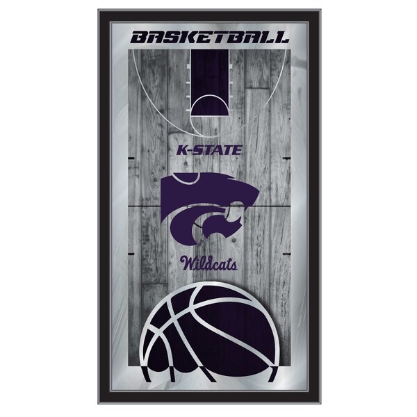 Holland Bar Stool Co Kansas State 15" x 26" Basketball Mirror - MBSKTKNSASS