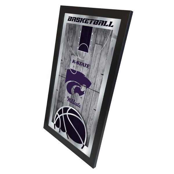 Holland Bar Stool Co Kansas State 15" x 26" Basketball Mirror - MBSKTKNSASS