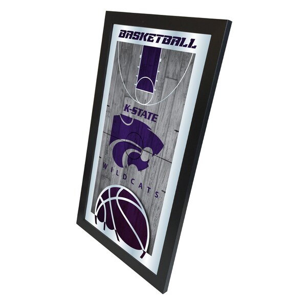 Holland Bar Stool Co Kansas State 15" x 26" Basketball Mirror - MBSKTKNSASS