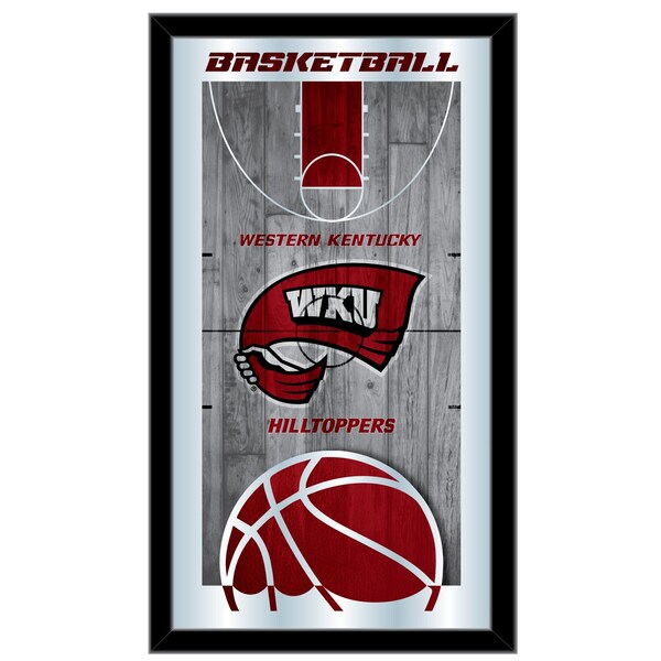 Holland Bar Stool Co Western Kentucky 15" x 26" Basketball Mirror - MBSKTWESTKY