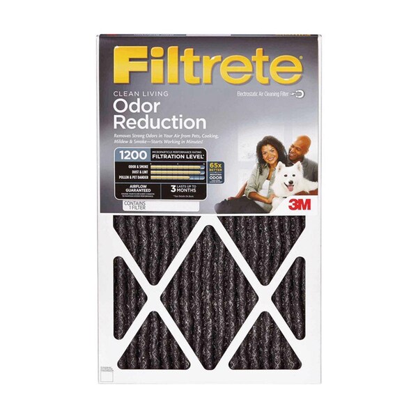 B & K 20x30x1 Pleated Air Filter, MERV 11, 0.3 microns - HOME22-4
