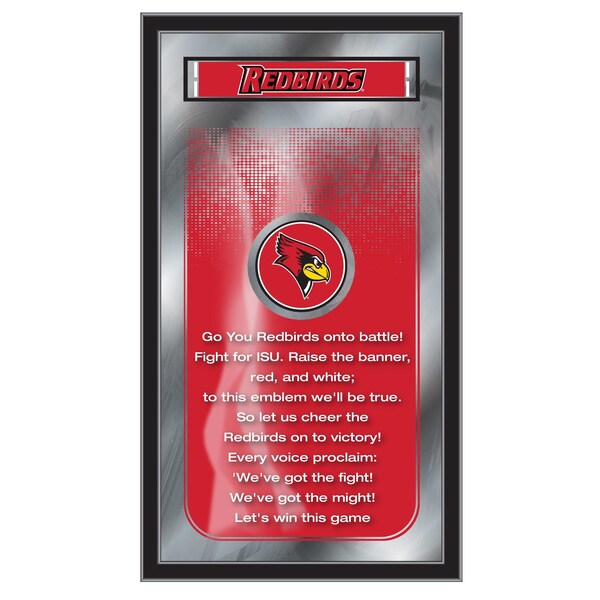 Holland Bar Stool Co Illinois State 26" x 15" Fight Song Mirror - MFGHTILLSTU