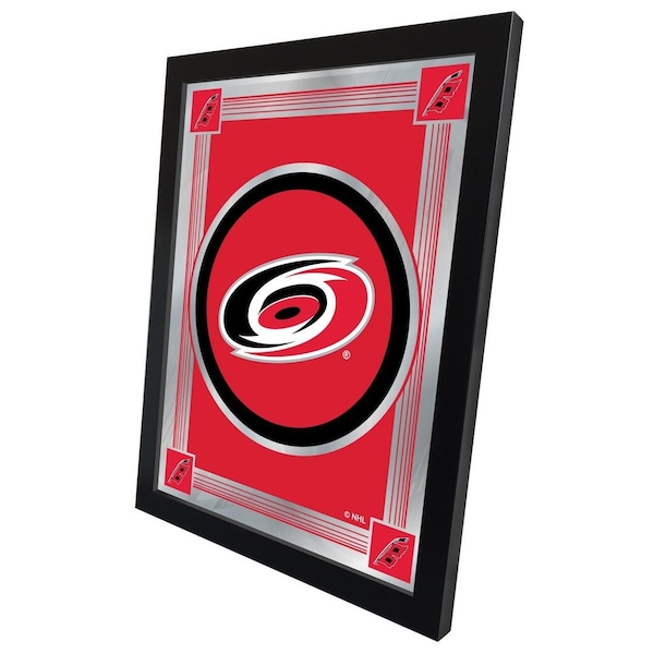 Holland Bar Stool Co Carolina Hurricanes 17" x 22" Logo Mirror - MLOGOCARHUR
