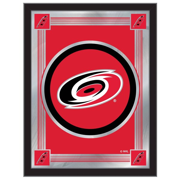 Holland Bar Stool Co Carolina Hurricanes 17" x 22" Logo Mirror - MLOGOCARHUR