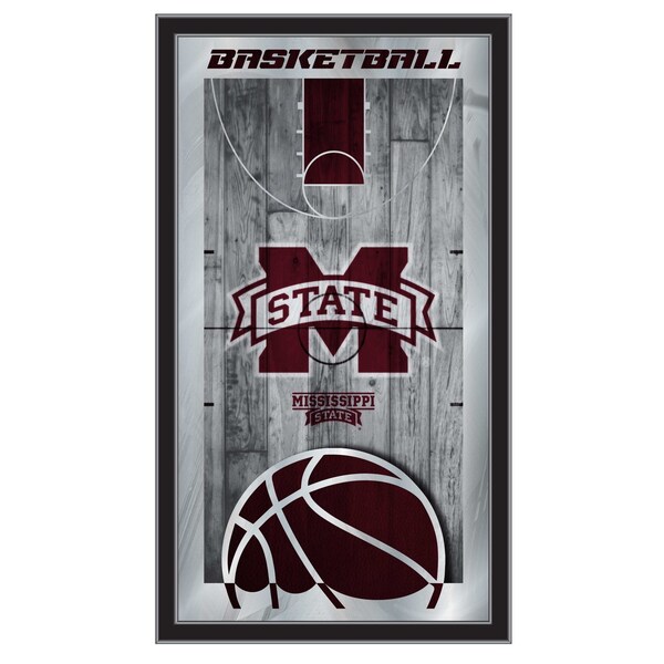 Holland Bar Stool Co Mississippi State 15" x 26" Basketball Mirror - MBSKTMSSSTU