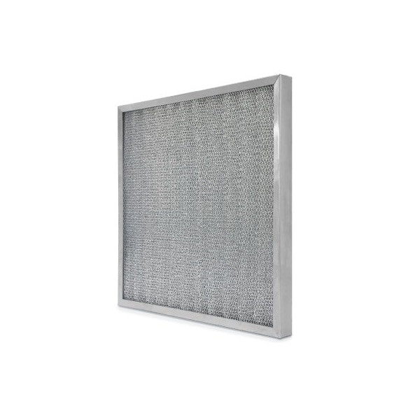 American Metal Filter 20 x 25 x 2 Nominal Washable 304 Stainless Steel HVAC Metal Mesh Air Filter - HIS202025