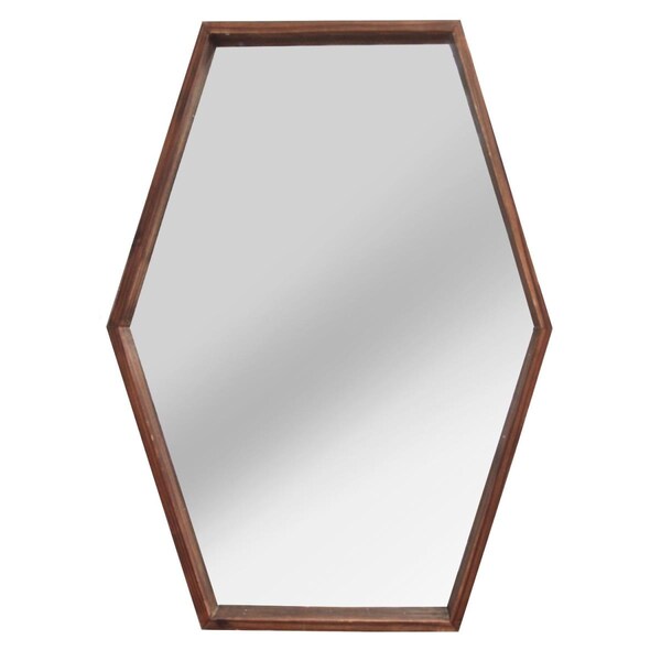 Kd Estanteria Handcrafted Wood Mirror with Decorative Frame - KD3091734