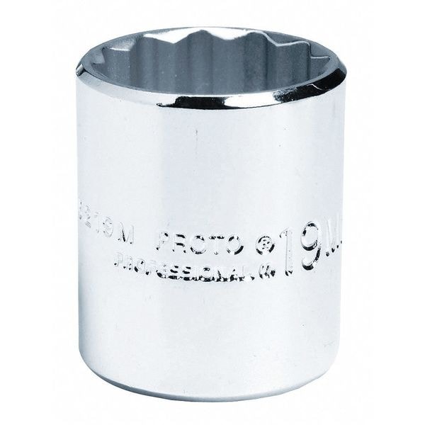 Proto 3/8 in Drive, 25mm 12 pt Metric Socket, 12 Points - J5225M