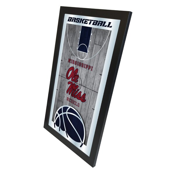 Holland Bar Stool Co Ole' Miss 15" x 26" Basketball Mirror - MBSKTMSSPPU