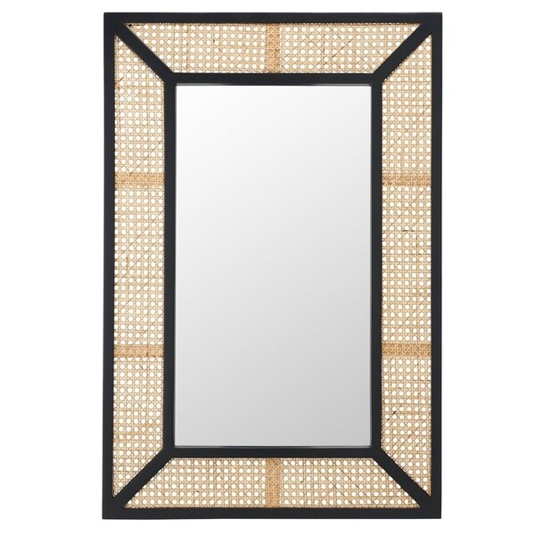Safavieh 24 in. Tulia Mirror, Black & Natural - MRR2016A