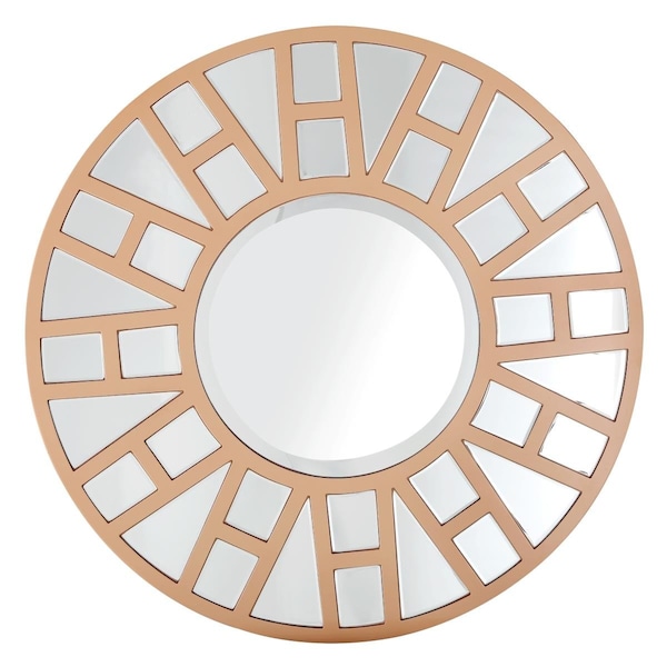 Lovelyhome 31.5 x 31.5 in. Millennium Circular Accent Mirror - LO3359893